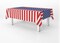 4E’s Novelty 3 Pack Patriotic Tablecloth 54" x 108" - Disposable Tablecloth for 4th of July Decorations, Memorial Day, Rectangle Red White and Blue Table Cloth, Independence Day Party Table Cover